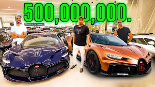 Inside Dubai Billionaires 500000000 Car Dealership ANDREW TATES BUGATTI [upl. by Vatsug]