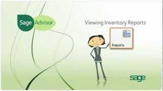 Viewing Inventory Reports in Sage 50 [upl. by Eiramlehcar61]