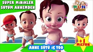 Süper Minikler Anne Sütü Şarkısı Dans Eden Bebekler Reklamı15 Dk Kesintisiz Uzun Versiyon [upl. by Morgenthaler]