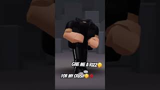 roblox robloxedit robloxoutfits edit goviralshorts Give me a rizz🤫 [upl. by Eudora994]