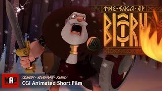 Funny Adventure CGI Animated Short Film  THE SAGA OF BIORN  Movie by Animation Workshop Team [upl. by Llerrem]