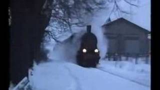 Steam train in the snow 1995 PL [upl. by Einaffit]