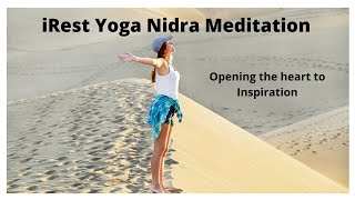 iRest Yoga Nidra Meditation  Opening the heart to Inspiration [upl. by Nady]