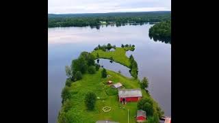 Kotisaari island in Rovaniemi Lapland 🇫🇮 [upl. by Ulrikaumeko467]