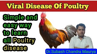 Viral Diseases in poultryPoultry ScienceCrazy Vet ClassesVOLDO exam preparation [upl. by Alicul]