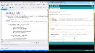 Control de Servomotor  Arduino y Visual Studio [upl. by Alano555]