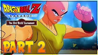 Dragon Ball Z Kakarot 23rd World Tournament Walkthrough PART 2  Tien vs Mercenary Tao XBOX [upl. by Keg507]