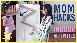 MOM HACKS ℠  Indoor Activities Ep 15 [upl. by Auoz]