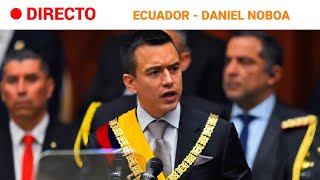 ECUADOR DANIEL NOBOA es INVESTIDO PRESIDENTE en la ASAMBLEA NACIONAL  RTVE Noticias [upl. by Eca]