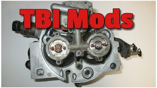 TBI mods how to get the most power and Horse Power from your TBI engine [upl. by Asoj]