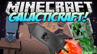 Minecraft  GALACTICRAFT The Moon Space Stations amp More  Mod Showcase 162 [upl. by Eniala]