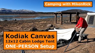 Kodiak Canvas Cabin Lodge Tent Setup  Shorts [upl. by Burnard]