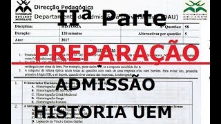 PREPARAÇÃO DE EXAME DE ADMISSÃO DE HISTORIA UEM 2ª Parte [upl. by Salamanca403]