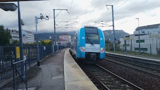 GPF n°244  Trains En gare de Voiron TER 2N NGTGV INOUI [upl. by Repmek]