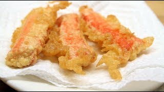 How To Make Tempura Crab Sticks [upl. by Karil]