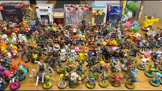 COMPLETE amiibo collection from the past 10 years [upl. by Llerrud]