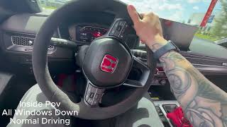 2024 Civic Type R Dual Res Delete Sound Clips  Walkaround [upl. by Enirehtac]