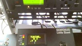 GORDIUS Little Giant shows AxeFX Tuner [upl. by Alegnatal]