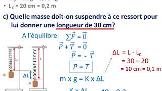 Equilibre dun corps soumis à deux forces applications  KAcademy  EP2008 [upl. by Fennessy]