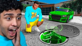 O QUARTO SECRETO NO ESGOTO DO FRANKLIN NO GTA 5 [upl. by Katonah]