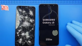 Samsung Galaxy J8 Ekran Değişimi 🇹🇷  SMJ810 [upl. by Ifill81]