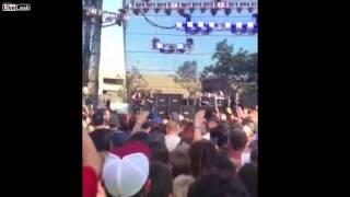 Stainds Aaron Lewis Goes Off On Fan [upl. by Dnaltiak]