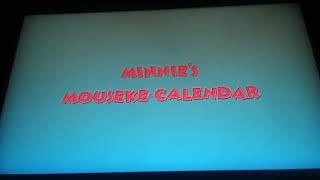 Minnies MousekeCalendar [upl. by Zimmerman]