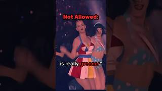 Katy Perry isn’t allowed to sing this in performances anymore celebrities music katyperry [upl. by Etnaihc494]