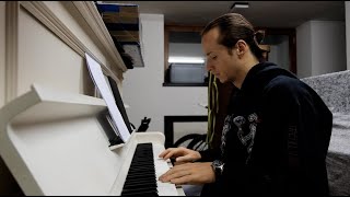 Day 10 of Playing Howls Moving Castle on the Piano  Beginner Playing Piano [upl. by Katharina]