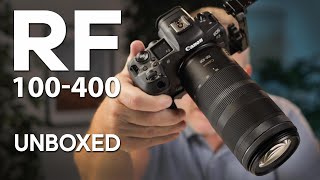 Canon RF 100400mm Lens Unboxing amp First Look [upl. by Arbed213]