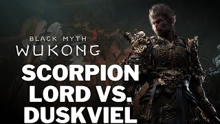 Black Myth Wukong Scorpion Lord vs Duskviel Fight [upl. by Avis537]