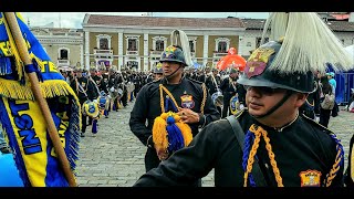 Desfile de los Mercados de Quito 2023 – Bastoneras y Ex Integrantes Banda de Guerra Colegio Mejía [upl. by Modesty411]