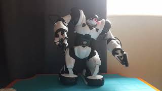 Robosapien X demo 3 dance demo 1 and demo 2 [upl. by Etheline]