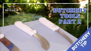 Butchery Tools  Hunting Aotearoa Tip Part 2 [upl. by Janaye576]