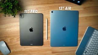 iPad pro 11quot Vs iPad Air 13quot DONT WASTE MONEY [upl. by Aneehs]