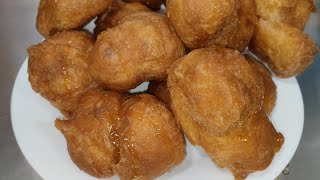 LOS CLÁSICOS BUÑUELOS DE VIENTOCON MIEL 🍯 RIQUÍSIMOS😋 [upl. by Duncan885]