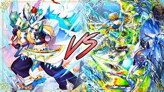 Cardfight Vanguard G Royal Paladin Altmile Vs Aqua Force Thavas [upl. by Ielerol]