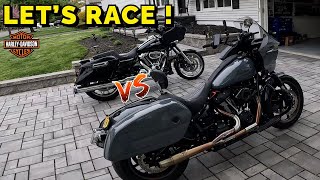 Race Stage 2 Road Glide Vs Stage 2 Low Rider ST [upl. by Darrow497]