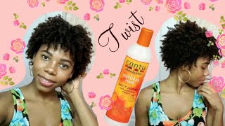 Twist cabello afro 4b probando Curl Activator cream de CANTU Afromery🌸 [upl. by Naida]