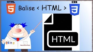 HTML5  CSS3  02  Balise HTML [upl. by Waldon]