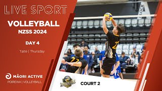 NZ Secondary School Volleyball Championships 2024  Day 4  Court 2 [upl. by Tammany]