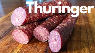 Thuringer Style German Sausage  Gourmet Woodsman [upl. by Alys]