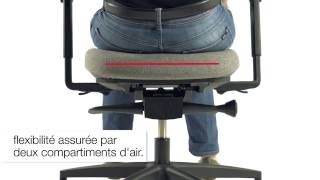 Giroflex 3DMove assise à coussin dair [upl. by Norved]