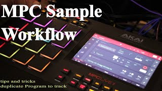 The Mpc sample based workflow Tips and Tricks Duplicate Programs [upl. by Benedick]