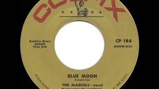 1961 HITS ARCHIVE Blue Moon  Marcels a 1 record45 single version [upl. by Caria]