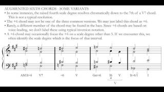 Music Theory Augmented Sixth Chords [upl. by Nhguavahs]