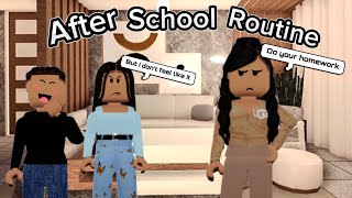 KIDS AFTER SCHOOL ROUTINE BLOXBURG FAMILY ROLEPLAY [upl. by Gates]