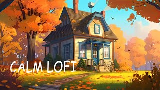 Autumn Scene 🍂 Chill lofi no ads  chill lofi hip hop beats for relax [upl. by Alekahs308]