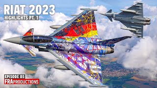 RIAT 2023 HIGHLIGHTS 13 Tornado EF2000 Harrier An26 CH47 F35 C130 [upl. by Umeko576]