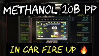 Methanol 20B PP 3 Rotor RX8 In car start up [upl. by Boot]